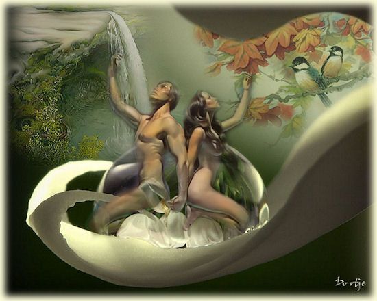 Belle image  ... 2     Adam et Eve ...