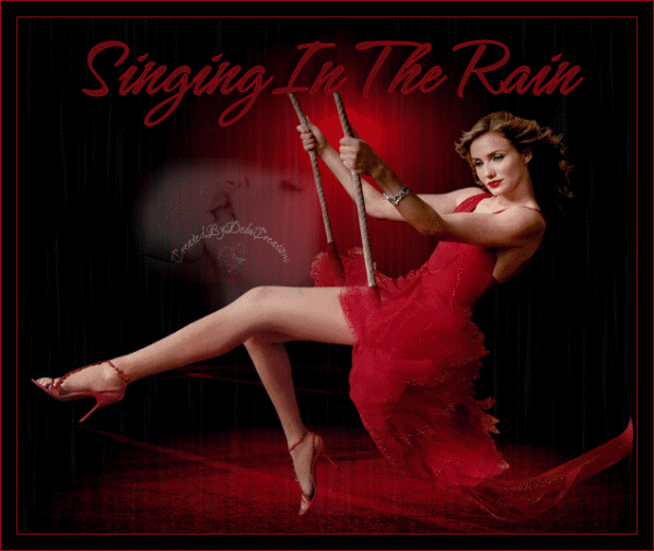 Rouge comme ... singing in the rain ... 