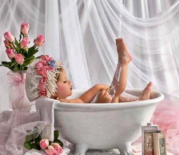 Rose  ... belle image ... "relax pour ce we !"