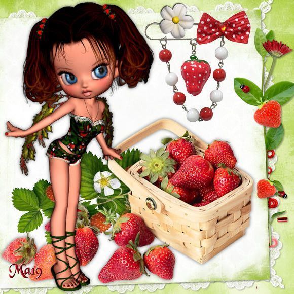 Miam ... des fraises