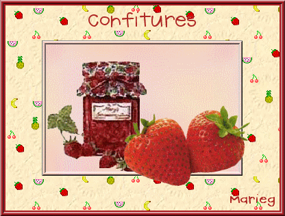 Miam  miam .. confiture de fraises
