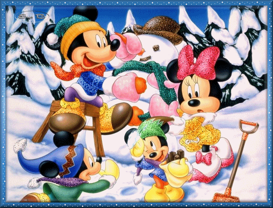 Jeunesse  ... Mickey en hiver 