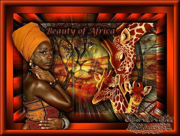 Afrique ... Belle image de ma Samira