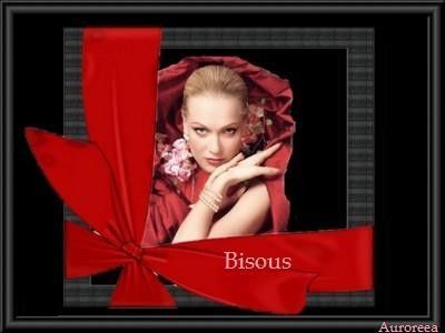 Rouge ... bisous