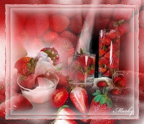 Miam  ... des fraises 