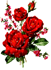Fleur ... mini  ... roses rouges